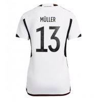 Njemačka Thomas Muller #13 Domaci Dres za Ženska SP 2022 Kratak Rukav